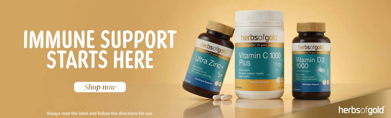Herbs of Gold Immunity - Vitamin C, Vitamin D3 & Zinc HOME PAGE
