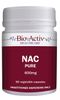 BioActiv Healthcare NAC Pure 600mg Capsules | N-Acetyl Cysteine Capsules