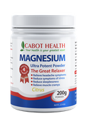 Cabot Health Magnesium Ultra Potent Powder | Citrus