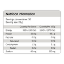 ATP Science Noway Collagen Protein | Vanilla Nutritional Information