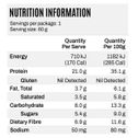 ATP Science Noway Collagen Jelly Bar | Belgian Choc Nutritional Information