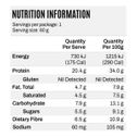 ATP Science Noway Collagen Jelly Bar | Pineapple Nutritional Information