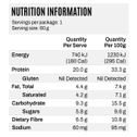 ATP Science Noway Collagen Jelly Bar | Raspberry Nutritional Information