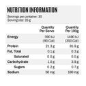 ATP Science Noway Protein Water | Kiwi Apple Nutritional Information