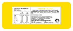 Fibre Boost Protein Bar | Banana Lollies Nutritional Information