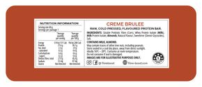 Fibre Boost Protein Bar | Creme Brulee Ingredients