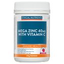 Ethical Nutrients Mega Zinc 40mg 190g Powder Raspberry