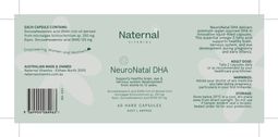 Naternal NeuroNatal DHA Label