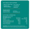Phytality KIDS Clean Omega-3 DHA Nutritional Information