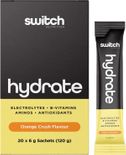 Switch Hydrate Sachets | Electrolytes, B Vitamins | Orange Crush