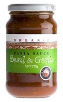 Basil and Garlic Organic Pasta Sauce 