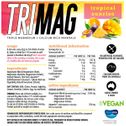 White Wolf TriMag: Triple Magnesium + Calcium | Tropical Sunrise Nutritional Information