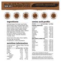 White Wolf Vegan ALL-IN-ONE Pea Protein | Smooth Chocolate Nutritional Information