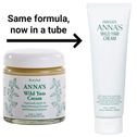 Anna's Wild Yam Cream Glass Jar to Tube