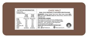 Fibre Boost Protein Bar | Choc Malt Ingredients