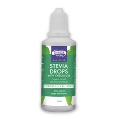 Wonder Foods Organic Stevia Drops Plus Chromium 45ml