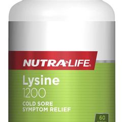 Nutra Life Lysine 1200 | Cold Sore Formula