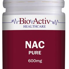 BioActiv Healthcare NAC Pure 600mg Capsules | N-Acetyl Cysteine Capsules