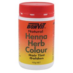 Bonvit Henna Herb Colour Hair Tint Golden 100g