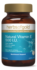 Herbs of Gold Natural Vitamin E 500 IU