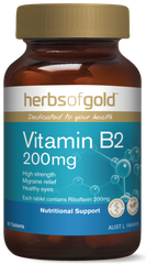Herbs of Gold Vitamin B2 200mg