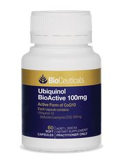 BioCeuticals Ubiquinol BioActive 100mg -  Active Form of CoQ10