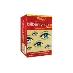 Bilberry 10,000 Plus with Lutein
