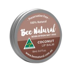 Bee Natural Lip Balm Tin Coconut 18ml