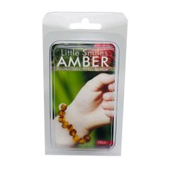 Little Smiles Amber Adult Bracelet (19cm) Brown