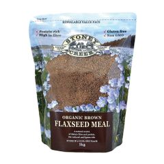 Stoney Creek Organic Flaxseed Meal Brown 1kg