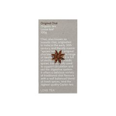 Love Tea Organic Original Chai 100g