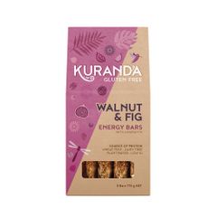 Kuranda Gluten Free Energy Bars Walnut and Fig 35g x 5 Pack