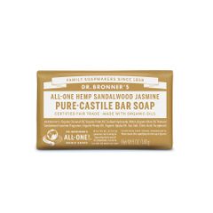 Dr. Bronner's Pure-Castile Bar Soap Sandalwood Jasmine 140g