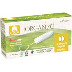 Organyc Tampons Regular x 16 Pack