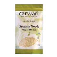Carwari Organic Sesame Seeds White Hulled 200g