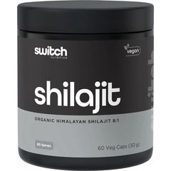 Switch Shilajit Capsules | Organic Himalayan Shilajit 8:1