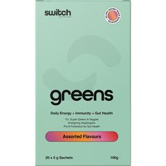 Switch Greens Sachets | Assorted Flavours