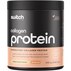 Switch Hydrolysed Collagen Protein | Vanilla Creme 250g