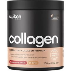 Switch Hydrolysed Collagen Protein | Strawberry Kiwi 250g