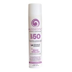 AussieZinc Sunscreen Mozzie Repellent SPF50 | Natural Tint