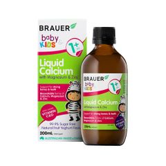 Brauer Baby and Kids Calcium with Magnesium Zinc Liq 200ml