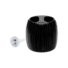 Aromamatic Wax Melt Electric Warmer Black Textured (2inOne)