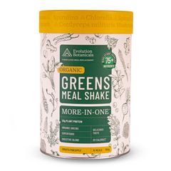 Evolution Botanicals Organic Greens Meal Shake | Smooth Pineapple