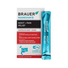 Brauer Magnesium plus Night plus Pain Relief Sachets