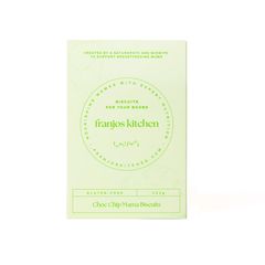 Franjos Kitchen Biscuits Lactation Gluten Free Choc Chip Tanker Topper 252g