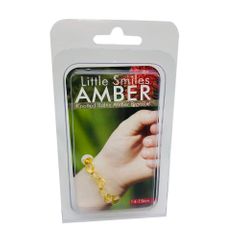Little Smiles Amber Baby Bracelet (14 to 15cm) Yellow