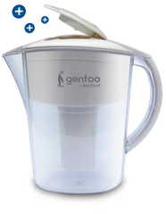 Gentoo Plus Water Filter Jug - White