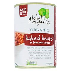 Baked Beans In Tomato Sauce Organic (canned) 400g