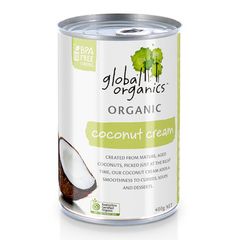 Global Organics Coconut Cream Organic 400g