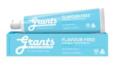 Grants Toothpaste Flavour Free 110g